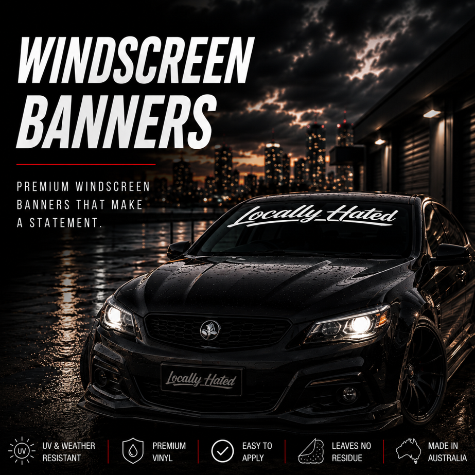 Windscreen Banners